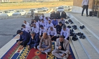 برگزاری زیارت عاشورا در مرکز اورژانس استان 
