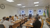 جلسه هماهنگی نظارت در مرکز اورژانس برگزار شد.